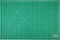 Breman Precision 24x36 Inch Self Healing Cutting Mat - 2-Sided 5-Ply PVC Green/Black Cutting Mats for Crafts, Sewing, Quilting and DIY Projects - Durable and Non-Slip Design with Precise Grid Lines