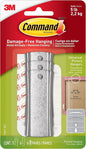 Command 5 lb Universal Picture Hanger, 3 Frame Hangers, 6 Command Strips and 6 Frame Stabilizer Strips for Sawtooth, D-Ring, Wire, Keyhole and Other Frames, Damage-Free Hanging for Home Decor