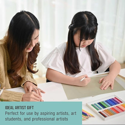 U.S. Art Supply 9" x 12" Pastel Paper Pad: 2 Pack (32 Sheet Total), 80lb (180gsm), 4 Neutral Toned Colors, Textured Hard or Soft Oil Pastel Paper, Drawing Sketchbook Pad, Mixed Media