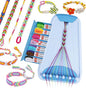 Friendship Bracelet Making Kit for Girls, Arts and Crafts Bracelets String Maker Kit for Kids Ages 8-12 Christmas Birthday Gifts (All Blue)