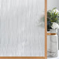 VELIMAX Frosted Window Privacy Film Non Adhesive Window Cling Removable Glass Covering Clear Water Opaque Window Film for Home Anti UV 35.4x157.4 inches