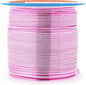 Mandala Crafts 20 Gauge Anodized Aluminum Craft Wire for Jewelry Making - 100 FT Colored Flexible Pink Wire - Bendable for Bonsai Armature Crafting Sculpting
