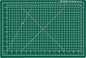 Dahle Vantage 10471 Premium Self-Healing Cutting Mat, 12"x18", 1/2" Grid, 5 Layers for Max Healing, Perfect for Crafts & Sewing, Green