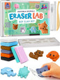 DIY Clay Cute Mini Eraser Kit for Kids - Birthday Christmas Gifts for 4 5 6 7 8 9 10 11 12 Girls & Boys - Students Desk Pet Animals Make Your Own Erasers Kit, Arts and Crafts for Kids Ages 8-12 4-8