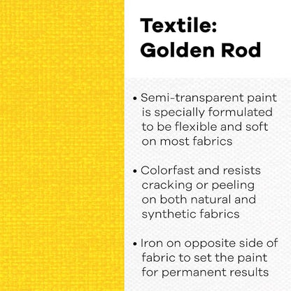 Jacquard Goldenrod Textile Color Paint