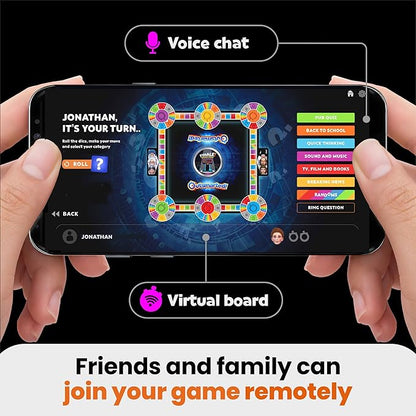 Outsmarted - The App-Connected TV Quiz-Show Board Game | Kids, Teens & Adults | Next-Level Game Night for Family & Friends | 2–24 Players | Age 8+ | 10,000+ Questions | 2025 Edition