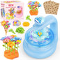 cosone Arts and Crafts Kits for Kids Age 3-12, Fabric Flower Bouquets Toys, DIY Craft Kits Toys for Kids, Ideal Gifts for Preschool Girls, Educational Handmade Frozen Toy for Girls Ages 3 4 5 6 7 8 9