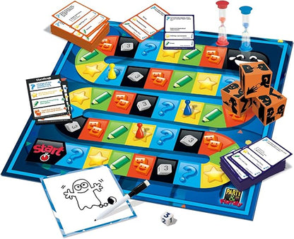 Jumbo Party & Co. Family Board Game - Fun Multi-Challenge Game for 8+ Years, Multiplayer Family Entertainment.