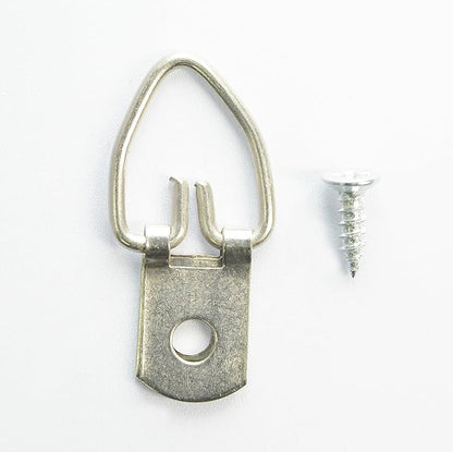 D Ring Picture Hangers with Screws - 300 Pack - Bulk D Rings - Pro Quality Hangers - Picture Hanging Solutions
