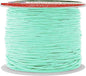 Mandala Crafts 1mm 109 Yards Aqua Cotton Waxed Cord for Jewelry Making Bracelet Cord Waxed String - Beading String Thread Jewelry Cords for Necklaces String