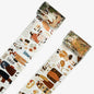 WT Pre-Cut Planner’s Day PET Tape Set, 2 Rolls, Original Designs, Waterproof Decorative Masking Tape for Journals, Planners, Scrapbooking, DIY Paper Projects