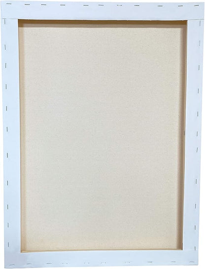 milo Stretched Artist Canvas | 18x24 inches | 4 Pack | 1.5” inch Thick Gallery Profile | 11 oz Primed Large Canvases for Painting, Ready to Paint Art Supplies for Acrylic, Oil