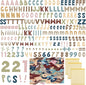 221 Pcs Classroom Bulletin Board Letters Colorful Alphabet Cutouts Number and Punctuation Symbol Combo Letter Cutouts for Spring Summer Wall Chalkboard Poster Board Decor(Advanced Boho)