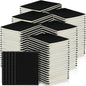 Yahenda 108 Pcs Spiral Notebook Bulk A5 Journal Lined 8.3'' x 5.5'' Writing Composition Paper Small Notepad Subject Notebook for Students Office Business Back to School Supplies (Black)