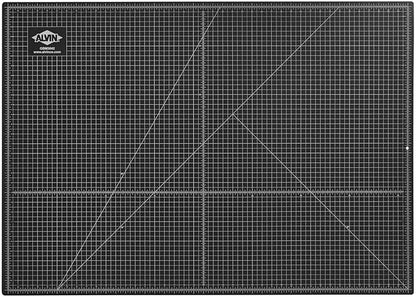 ALVIN GBM Self-Healing Cutting Mat 30 x 42 inch | Double-Sided Green/Black | 5-Layer Gridded Surface for Arts, Crafts and Sewing - Model GBM3042