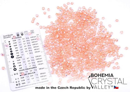 1.8oz (50g, Approx. 600 Beads) Faceted Fire Polished Pressed Czech Glass Beads 4mm (0.16in), 70120-28701 Pink Rosaline AB
