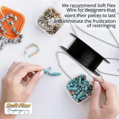 Soft Flex 49 Strand Beading Wire - Medium 0.19 Diameter - 100 Feet Nylon Design Wire