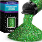 LEOBRO Green Glitter, 160g/5.64oz Holographic Chunky Glitter for Crafts, Resin, Nail Body, Tumblers, Party Decorations