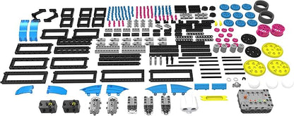 Thames & Kosmos Robotics Workshop Model Building & Science Experiment Kit | Build & Program 10 Robots with Ultrasonic Sensors | Program & Control with App for iOS & Android