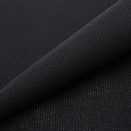 Aida Cloth 14 Count Cross Stitch Fabric,19×28inch (14CT, Black)