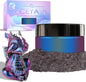 Ceya Chameleon Mica Powder, 1.8oz/ 50g Starry Night Chrome Nail Powder, Cosmetic Grade Pearlescent Effect Color Shift Pigment for Epoxy Resin, Makeup, Nail Polish, Soap Dye, Candle Making, Craft