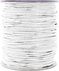 Mandala Crafts 1.5mm 109 Yards White Cotton Waxed Cord for Jewelry Making Bracelet Cord Waxed String - Beading String Thread Jewelry Cords for Necklaces String