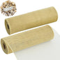 TONIFUL 2 Rolls 10 Inch Burlap Natural Decorative Mesh Ribbon Rolls, Perfect for Wreaths, Swags, Christmas Trees, Home Decoration, and Creative Crafts