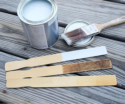 Bamboo Paint Stir Sticks - Rewiss Paint Sticks 12 Inch Wood Stirrers Paddles Resin or Wooden Craft Sticks, Garden and Library Markers(1000 pcs)
