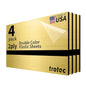 Trotec | Metallic Looking Acrylic Sheet | 12"x24"x1/8", 4 Pcs | Brushed Gold/Black | Metallic Finish - Scratch Resistant for Laser Engraving & Cutting,Printing,Glowforge,Name Plate | USA Made