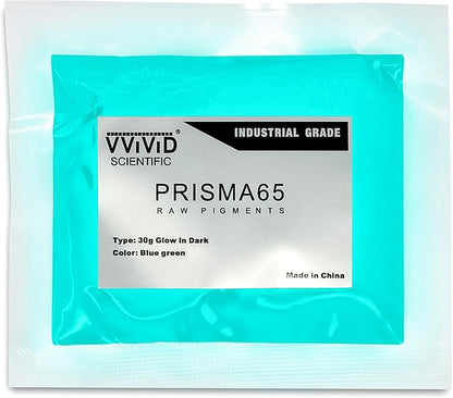 VViViD Aqua Glow In The Dark Pigment Powder 30g/1oz Packet (3 Pack)
