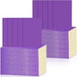 Handepo 100 Pack Composition Notebooks A5/A6 Ruled Lined Composition Kraft Notebooks Bulk Soft Cover Journals Travel Diary Memo for Students Classroom Office Supplies(A5,Purple)