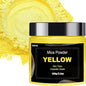 Yellow Mica Powder Pigment(100g) Big Bottle Pigment Powder Multipurpose DIY Arts and Crafts Additive, Woodworking, Epoxy, Resin, Natural Bath Bombs, Paint, Soap,Nail Polish, Lip Gloss(Yellow, 3.5oz)