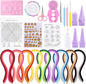 Tanstic 64Pcs Paper Quilling Kits, 45 Colors 900 Strips Paper Quilling Tools and Supplies for Beginners Perfect DIY Handcraft Quilling Set