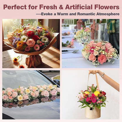 New 2025 6-Pack Floral Foam Blocks, Florist Green Foam for Flower Arrangements, Wet & Dry Styrofoam for Fresh and Artificial Flowers, Premium Plant Sponge Foam for Planters (5.5"L X 3.1"W X 1.6"H)