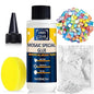 Mosaic Grout, with Tile Tools, Mosaics Tile Accessories – Essential for Handmade Grouting and Perfect for DIY Craft Projects (White, Mosaic Tool Kit)