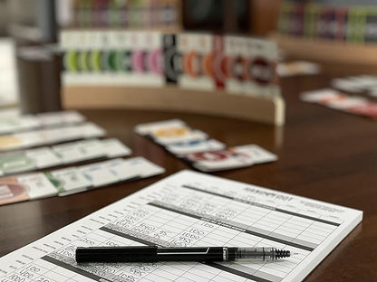 Hand & Foot Remastered Scorepad - 120 Pages for Up to 8 Players - Double-Sided Scoring Sheets
