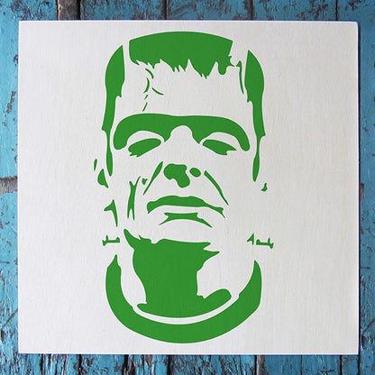 Halloween Monsters 5 Pack Stencil Set, Pumpkin Stencils, Halloween Motifs, Includes Dracula, Frankenstein, Bride, Werewolf, Mummy, Each Measure 5.75 x 6