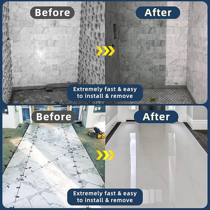 Tile Leveling System with Plier and Rubber Mallet, 1500 Pcs Tile Spacers Clips 200 Pcs Reusable Wedges, Leveler Tool Set for DIY Professional Ceramic Tile and Stone Installation (1/8 Inch)