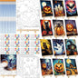 Zhanmai 12 Pack Pre Drawn Canvas for Painting Sip and Paint Kit 8" x 10" Paint Party Set Canvas Painting Pre Printed Canvases for Party Favor DIY Virtual Adult's Date Night(Halloween Pumpkin)
