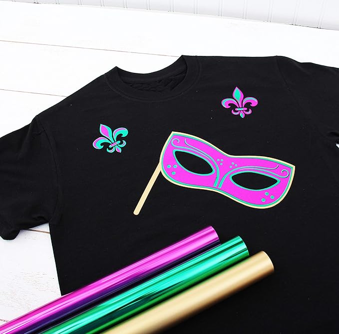 3 Yard x 20" Wide Roll Threadart Metallic Orange Heat Transfer Vinyl Film | Compatible with Venture Explore and Maker, Silhouette Cameo, & Large Format Cutters