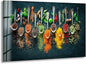 My Photostation.com 28Wx18H'' Spoon Spices Glass Wall ArtTempered Glass Printing Wall Decor Large Wall Art Wall Hangings