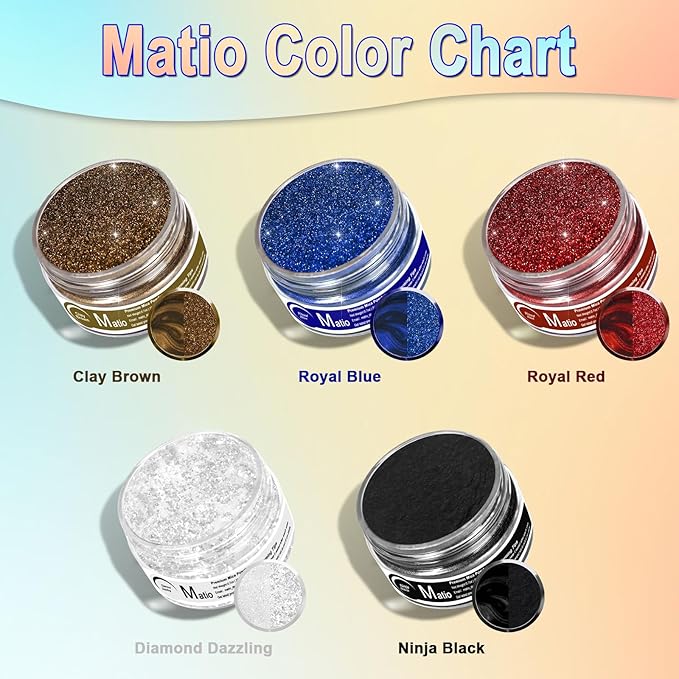 Matio Red Mica Powder, 0.7oz/20g Premium Mica Pigment Powder Natural Epoxy Resin Color Pigment for Soap Making, Bath Bombs,DIY Arts Crafts Additive Acrylic,Woodworking,Car Freshie Supplies (Royal Red)