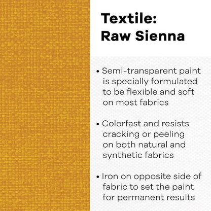 Jacquard RAW Sienna Textile Color Paint