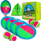 PlayZap Toss and Catch Ball Set Upgraded - Kids Baseball Toys Sturdy PVC for Family Games - Water-Resistant Great for Beach Pool Yard Outdoor - Gift for 3 4 5 6 7 8 9 10 11 12+ Years Old Boys Girls