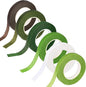 6 Rolls Floral Tape, 1/2" by 180 Yard Green Flower Tape, Flower Tape for Bouquet Stem Wrap Floral Arranging Craft Projects Corsages, Wedding Bouquet