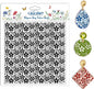 CHGCRAFT Vine Small Flowers Pattern Polymer Clay Texture Sheet Plant Leaves Silicone Texture Mat for Polymer Clay Making Earrings Jewelry DIY Crafts 5.5 × 5.5 Inch