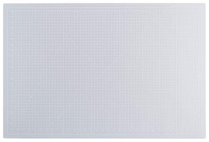 Dahle Vantage 10683 See-Through Premium Self-Healing Cutting Mat, 24"x36", 1/2" Grid, 5 Layers for Max Healing, Perfect for Crafts & Sewing, Clear
