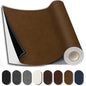 Suede Repair Patch, Large Fabric Repair Tape, Self-Adhesive Fabric Patches for Furniture, Couch, Sofa, Car Interior, Shoes, Hand Bag, Clothing (Brown, 3.5X79 Inch)