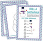 Roll A Snowman Game, Christmas Dice Games for Families & Large Groups-25 Players, Christmas Party Games for Adults, Winter Holiday Decorations White Elephant Gifts Ideas