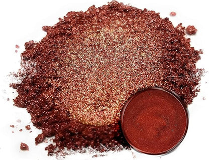 Eye Candy Pigments Premium Copper Mica Powder - Shinba Copper (50gr) - for Epoxy, Resin, Soap, Paint, Woodworking, Acrylic Pouring, Bath Bombs, Fishing Lures - DIY Arts and Crafts Additive